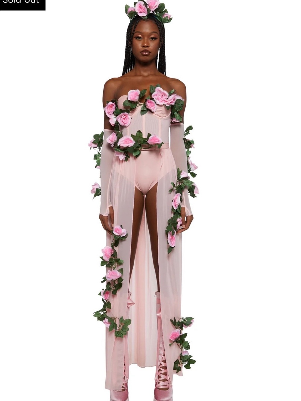 Trickz N’ Treatz Garden Goddess Costume-Size XL